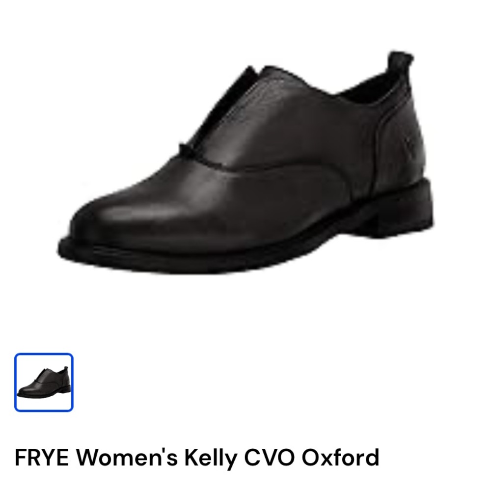 FRYE Women's Black Oxford Shoes Size 8.5M